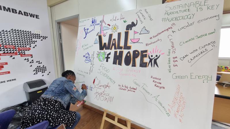 Wall of Hope at GP Zimbabwe