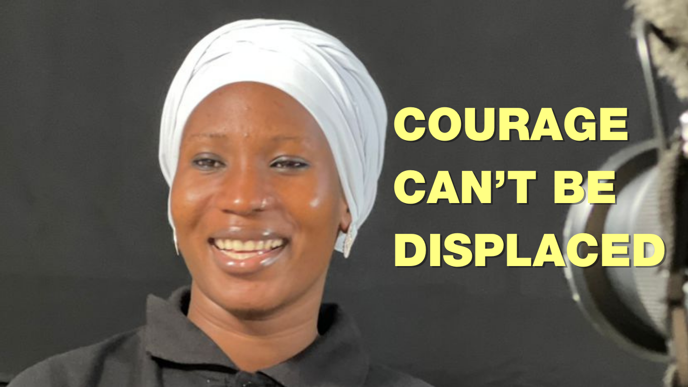 COURAGE CAN'T BE DISPLACED